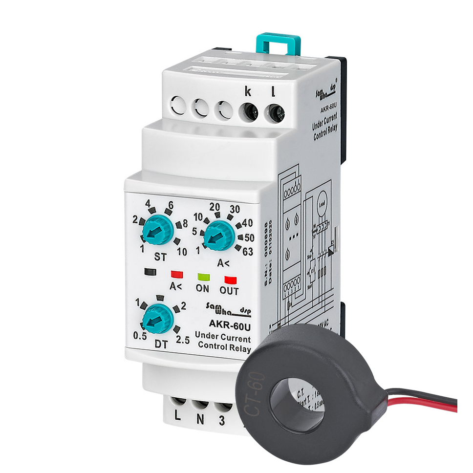 AKR60U Buy Electronic UnderCurrent Relay, Under Current, Undercurrent Protection Product on